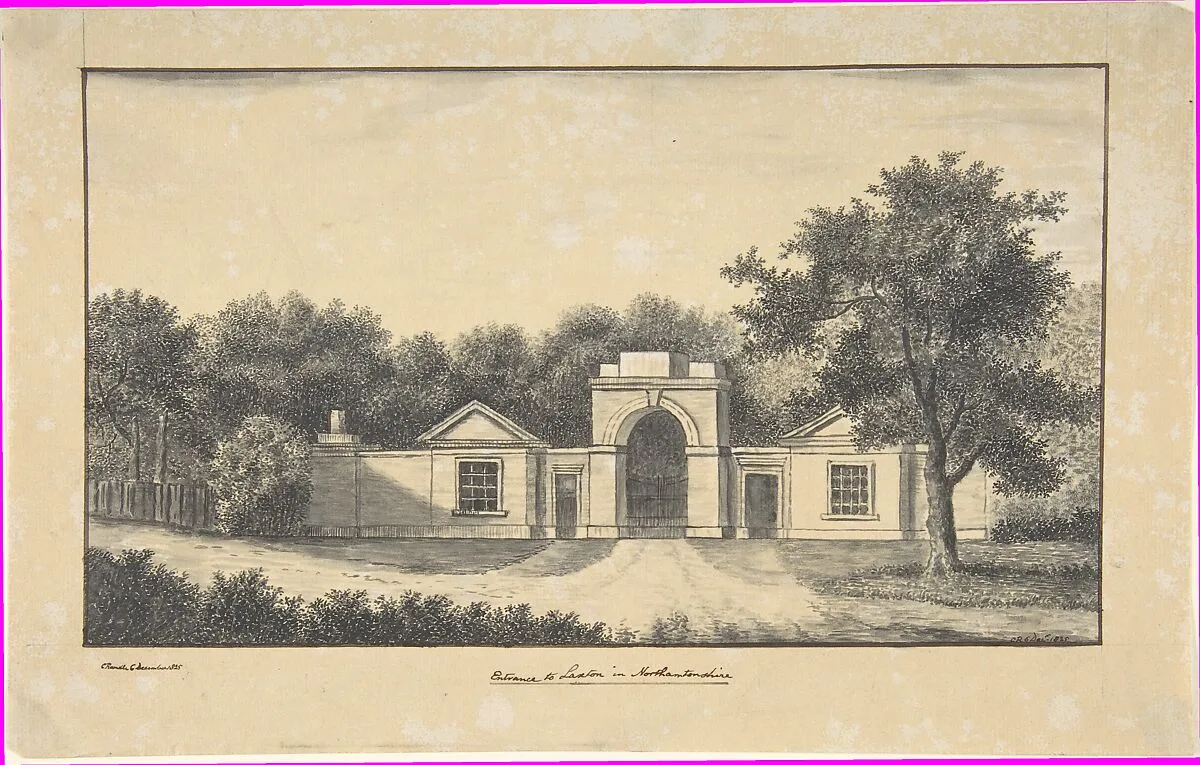 Entrance to Laxton in Northamptonshire — Charles Randle