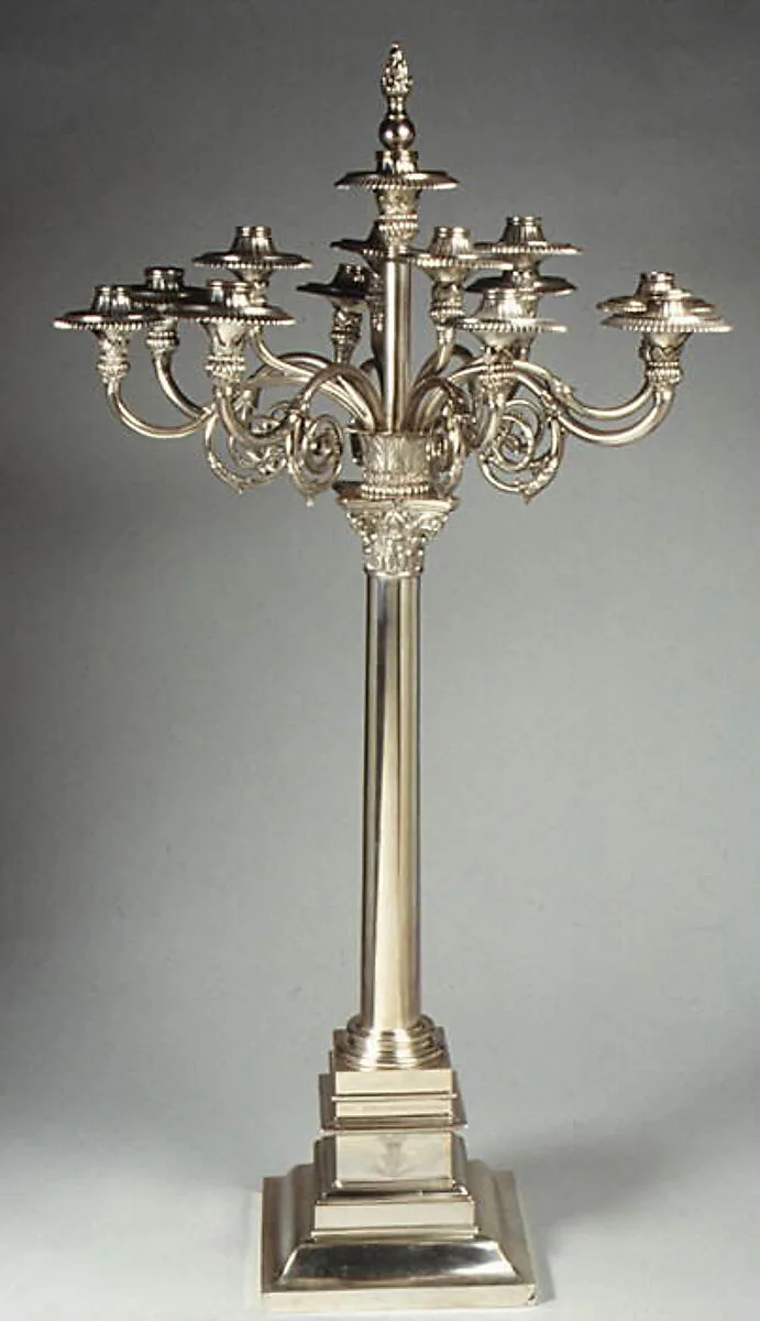 Twelve-light candelabrum — Matthew Boulton|John S. Hunt|Robert Garrard I