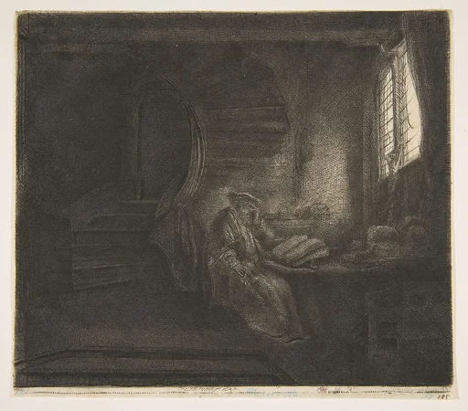 St. Jerome in a Dark Chamber