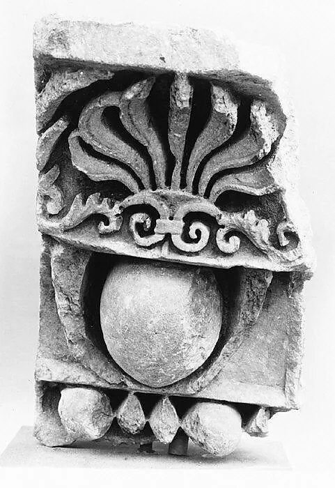 Marble molding fragment from the Temple of Artemis at Sardis — Unknown