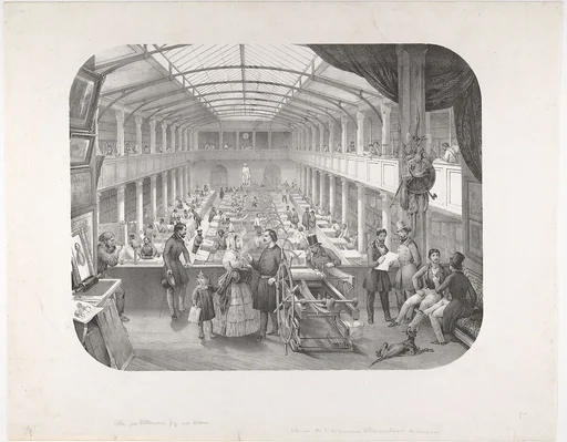 Interior of Lemercier's Lithographic Printing House