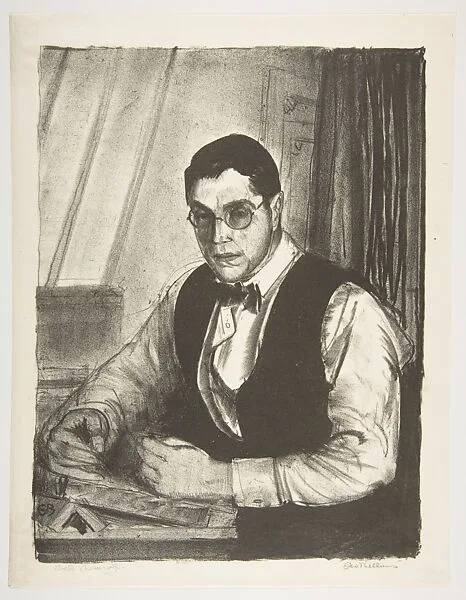 Gene Speicher Drawing on a Stone — George Bellows|Bolton Brown|George Bellows