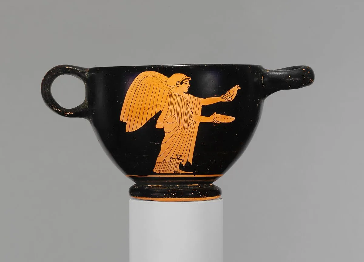 Terracotta skyphos (deep drinking cup) — Unknown