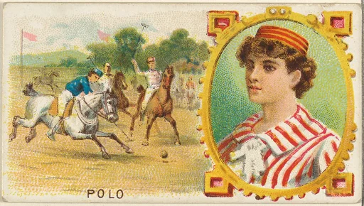 Polo, from the Games and Sports series (N165) for Old Judge Cigarettes