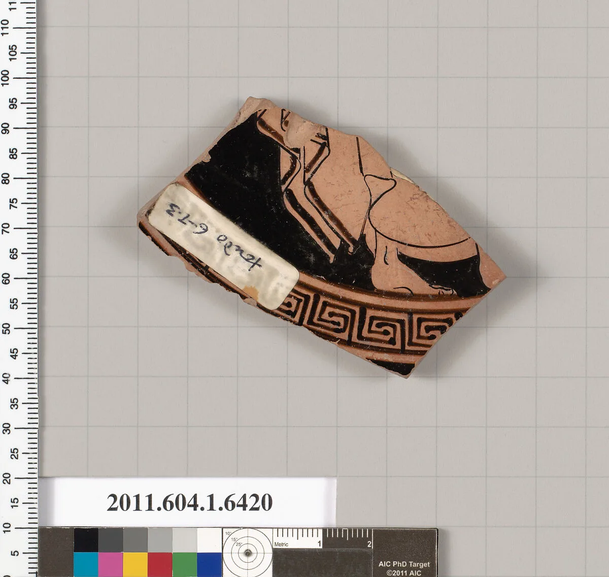 Terracotta fragment of a kylix (drinking cup) — Unknown