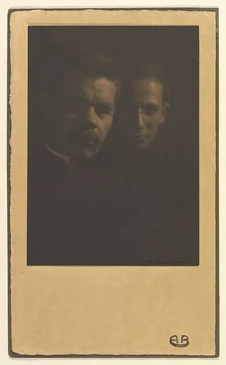 Maxim Gorky and Zena Peschkoff, His Adopted Son