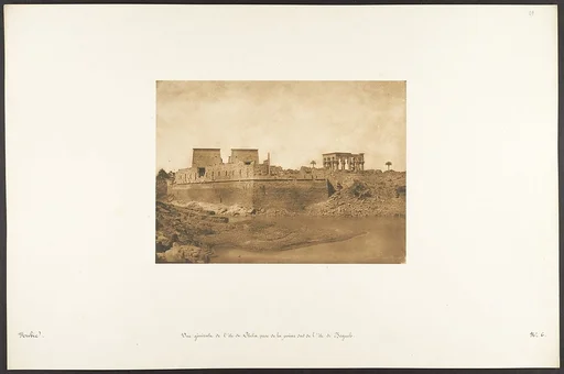 Vue générale de l'île de Philae, prise de la pointe Sud de l'île de Begueh
