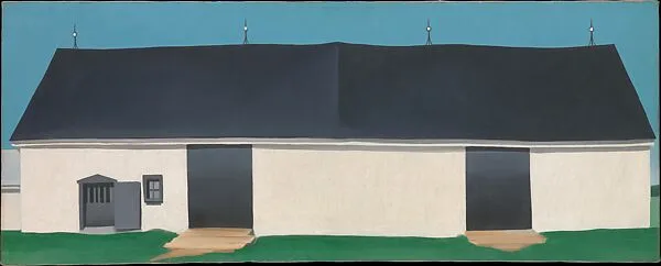 White Canadian Barn II — Georgia O'Keeffe