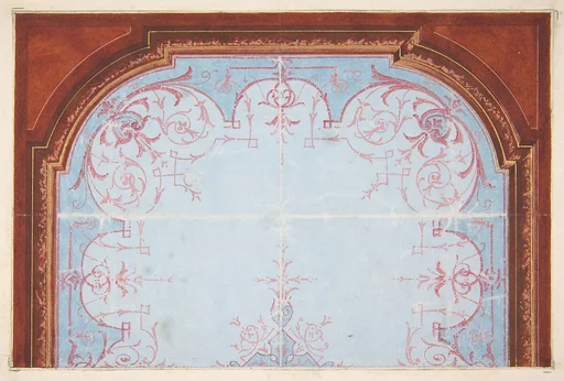 Partial design for painted ceiling