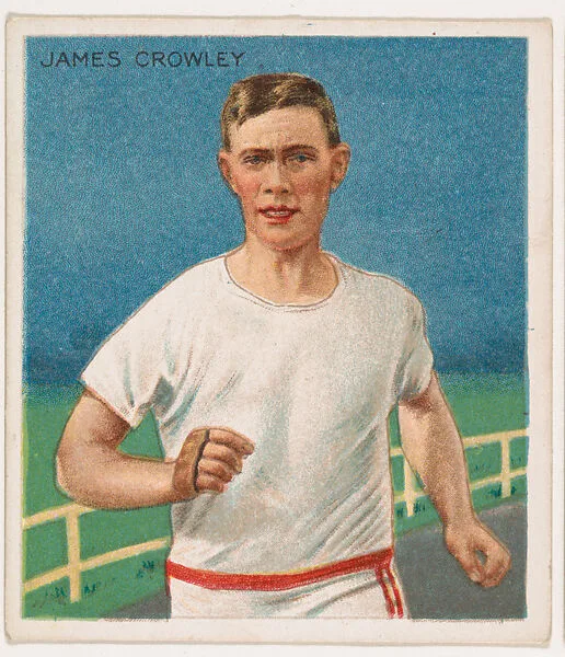 James Crowley, Track and Field, from Mecca & Hassan Champion Athlete and Prize Fighter collection, 1910 — Mecca Cigarettes