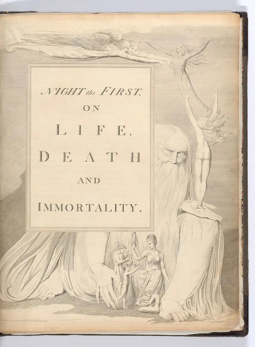 The Complaint and the Consolation; or, Night Thoughts — R. Noble|Richard Edwards|William Blake|Edward Young