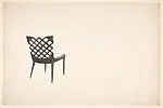 Side Chair with Lattice-Style Back (Perspective) — Guglielmo Ulrich
