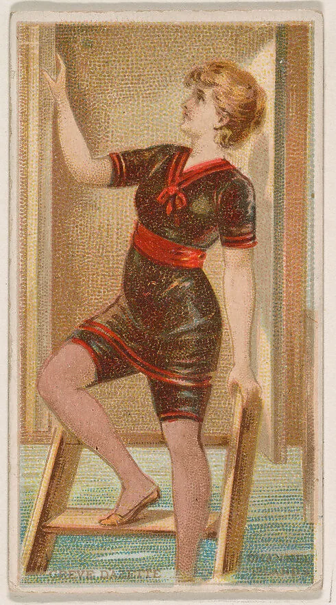 Greve Dazette, from the Surf Beauties series (N232), issued by Kinney Bros. — Kinney Brothers Tobacco Company