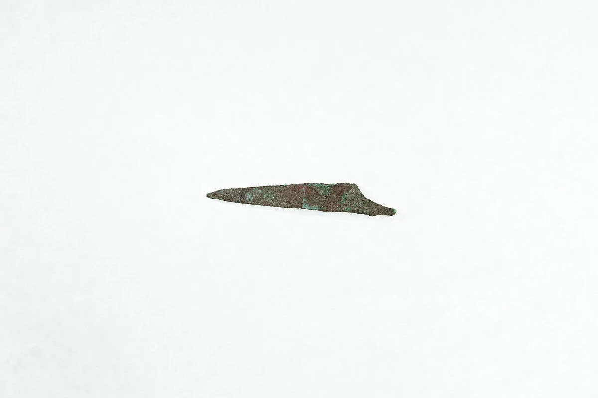 Blade for a Model Saw from a Foundation Deposit — Unknown