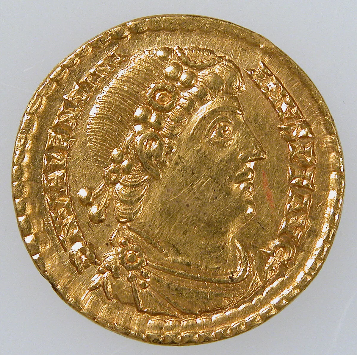 Gold Solidus of Emperor Valentinian I (r. 364–75) — Unknown