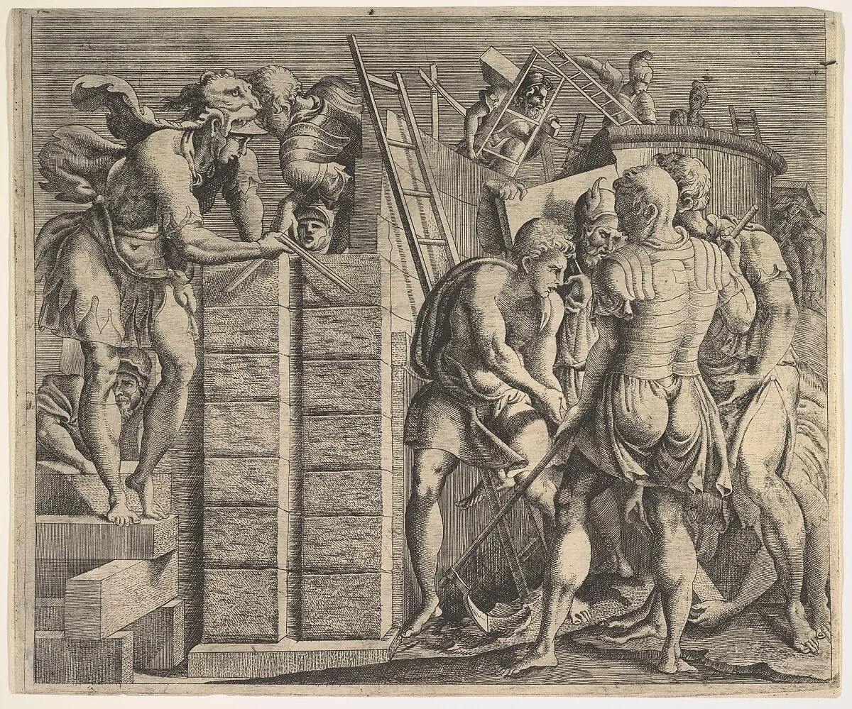 Cadmus Founding Thebes — Master of the Story of Cadmus|Anonymous, French, School of Fontainebleau, 16th century|Francesco Primaticcio