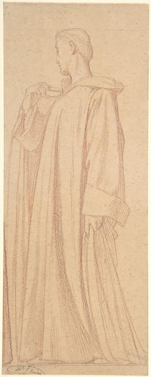 Saint Cloud; Study for the frieze at Saint-Vincent-de-Paul, Paris — Hippolyte Flandrin