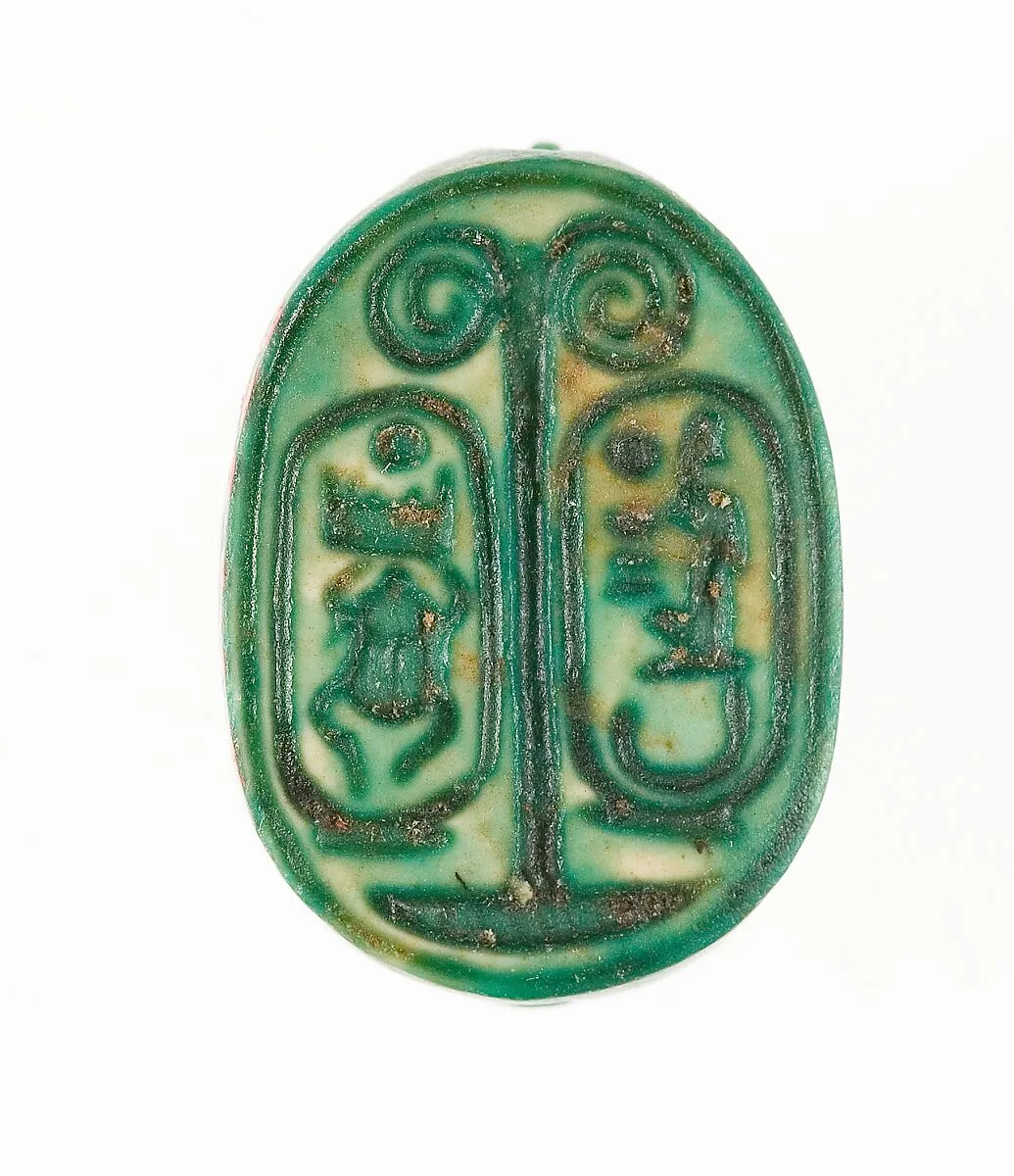 Scarab with the Throne Names of Thutmoses III and Hatshepsut — Unknown