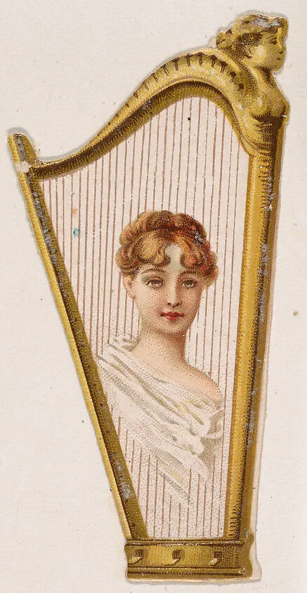 Harp, from the Novelties series (N228, Type 4) issued by Kinney Bros. — Kinney Brothers Tobacco Company