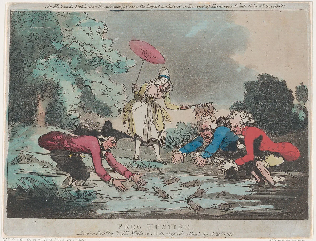 Frog Hunting — William Holland|Thomas Rowlandson