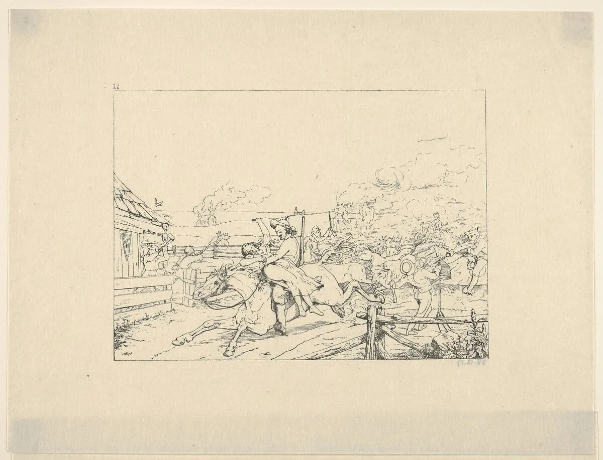 Jamison's Jayhawkers (from Confederate War Etchings) — Adalbert John Volck