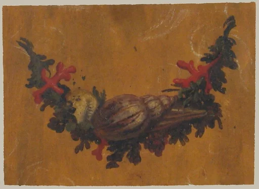 Design for Garland with Shells