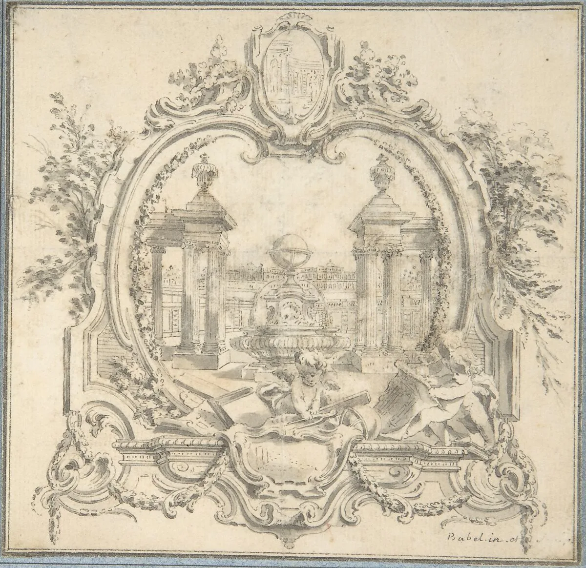 Study for a Book Vignette — Pierre Edmé Babel