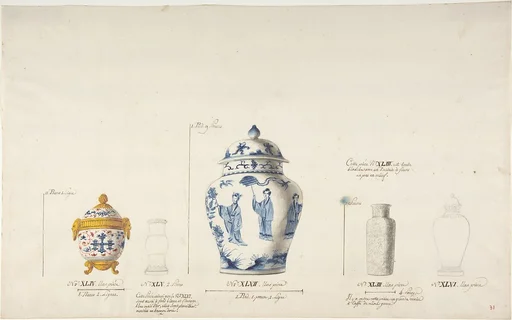 Design for Five Vases
