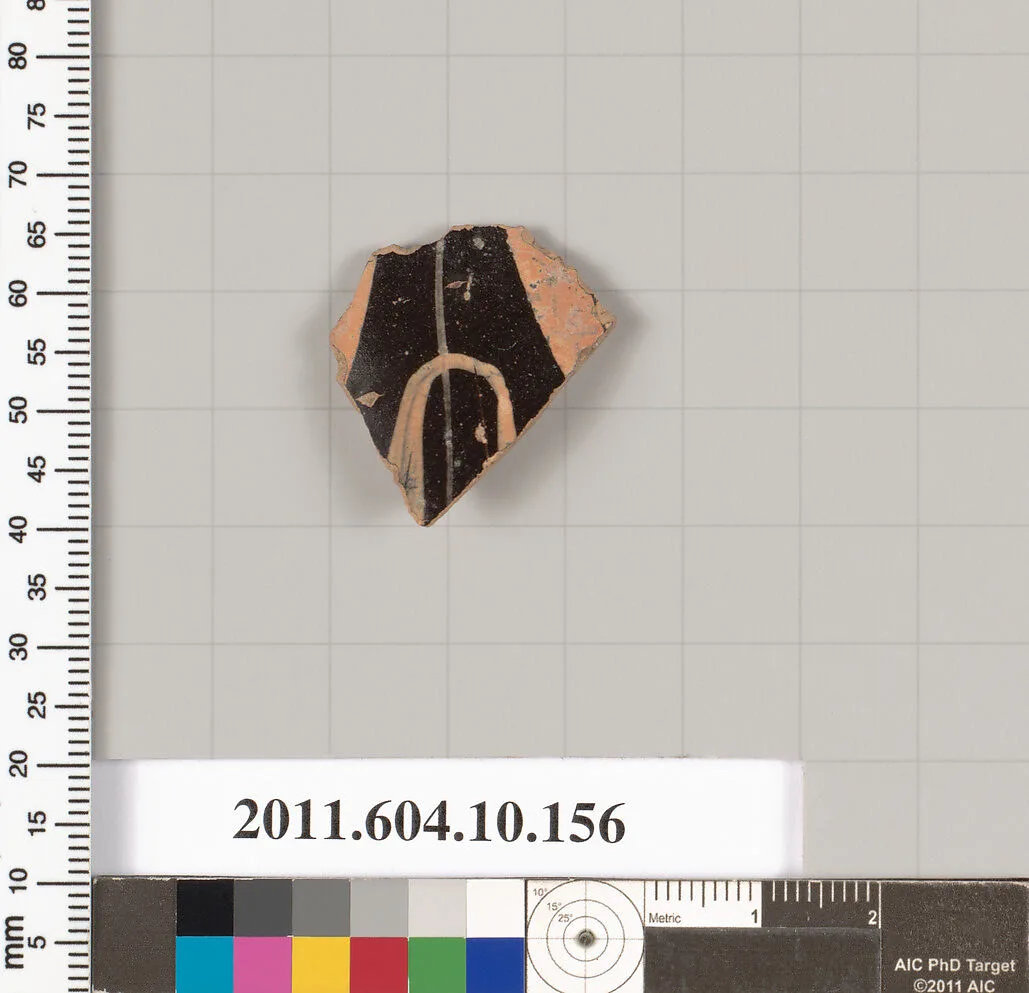 Terracotta fragment of a skyphos (deep drinking cup) — Unknown