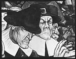 [Detail of Abolitionists from "The Conflict Over Slavery" Panel of Diego Rivera's Mural for the New Worker's School, New York City]