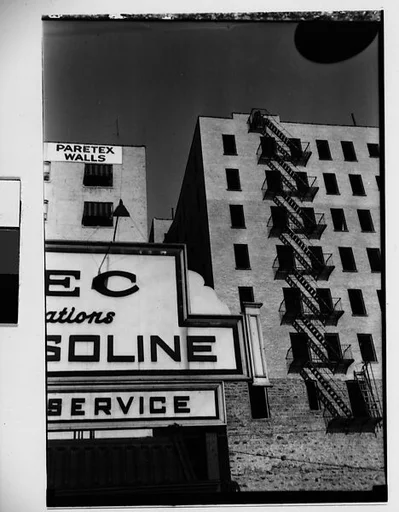 [Gas Station Façade in the Bronx, New York City]