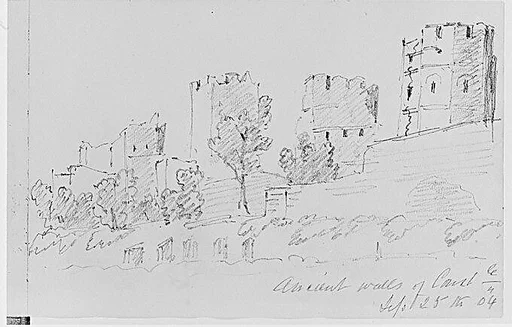 Ancient Walls, 1904 (from Sketchbook)