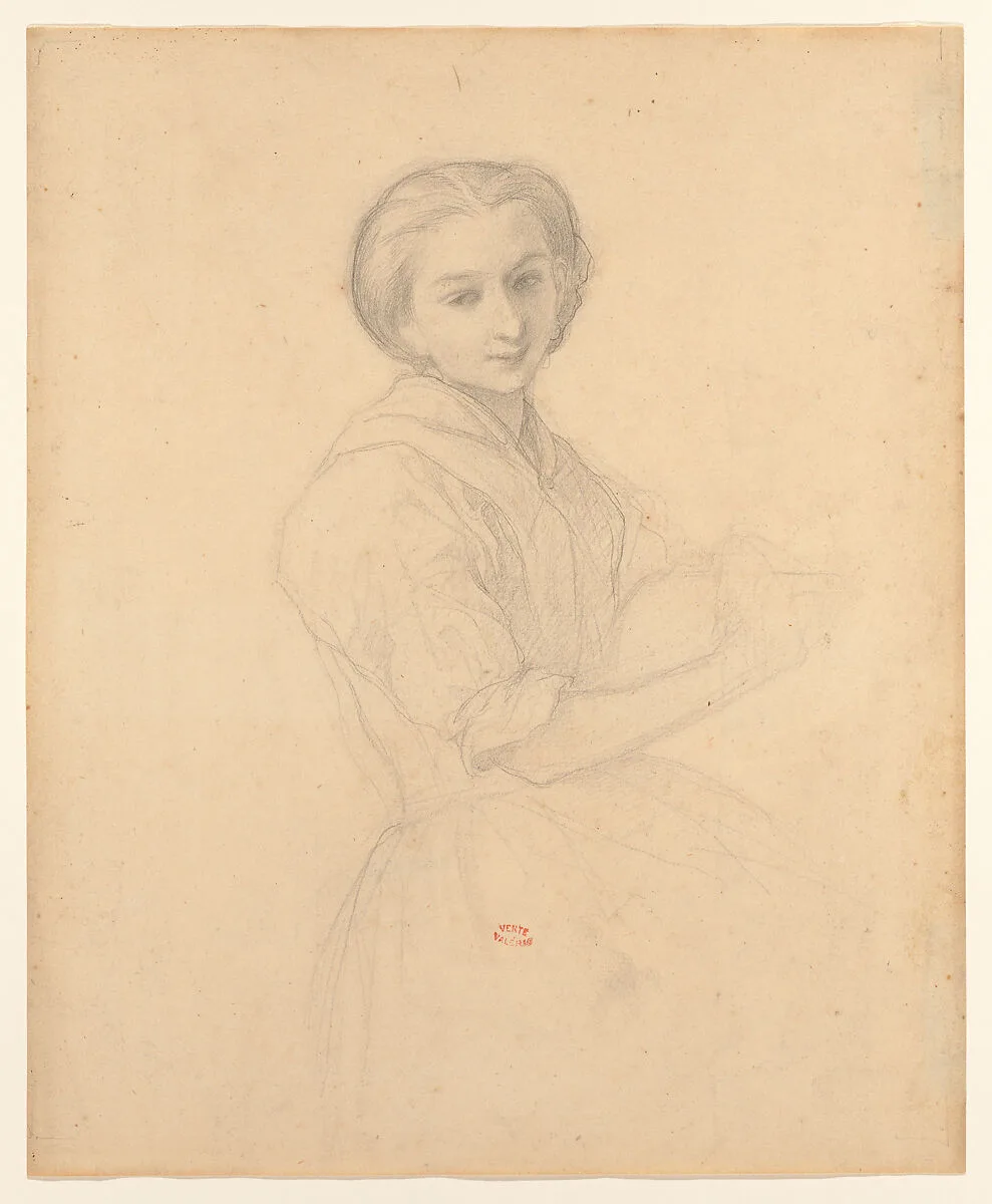 Portrait of a Young Woman — Théodore Valerio