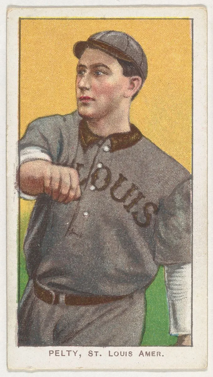 Pelty, St. Louis, American League, from the White Border series (T206) for the American Tobacco Company — American Tobacco Company