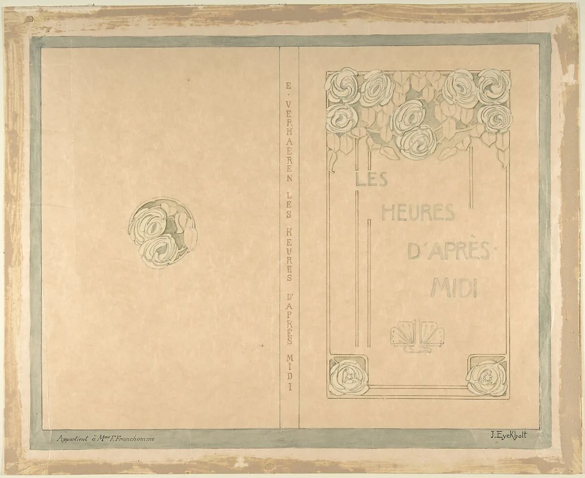 Design for "Les Heures d'Après Midi" by Emile Verhaeren — Julia Eyckholt