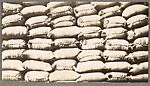 [Stacked Sacks on Brooklyn Docks, New York]