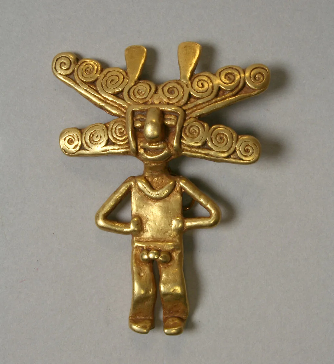 Gold Figure Pendant — Unknown