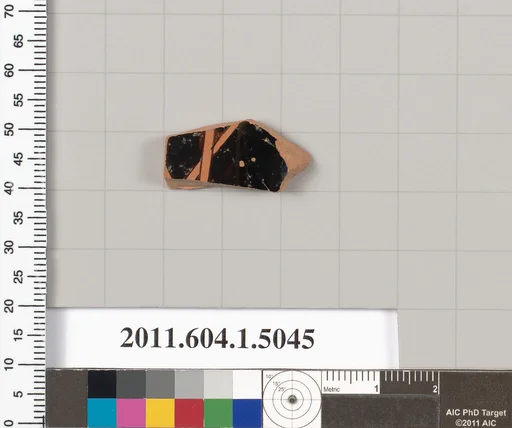 Terracotta fragment of a kylix (drinking cup)