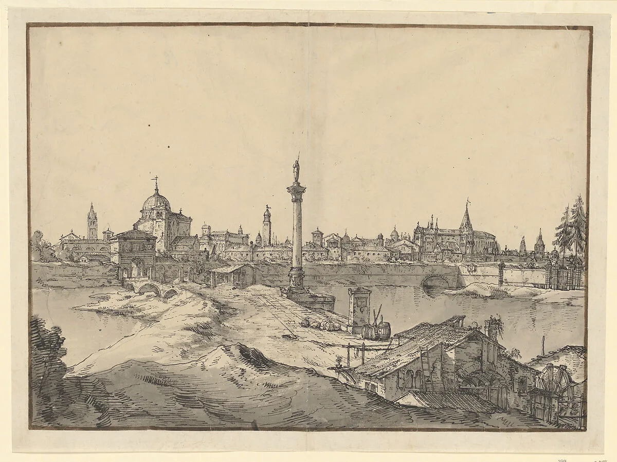 Imaginary View of Padua — Bernardo Bellotto