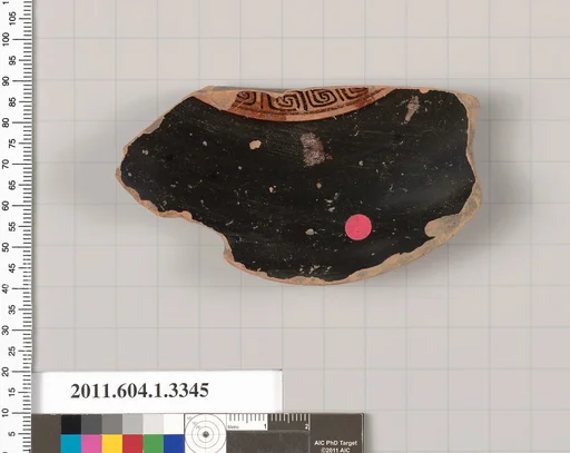Terracotta fragments of kylikes (drinking cups)