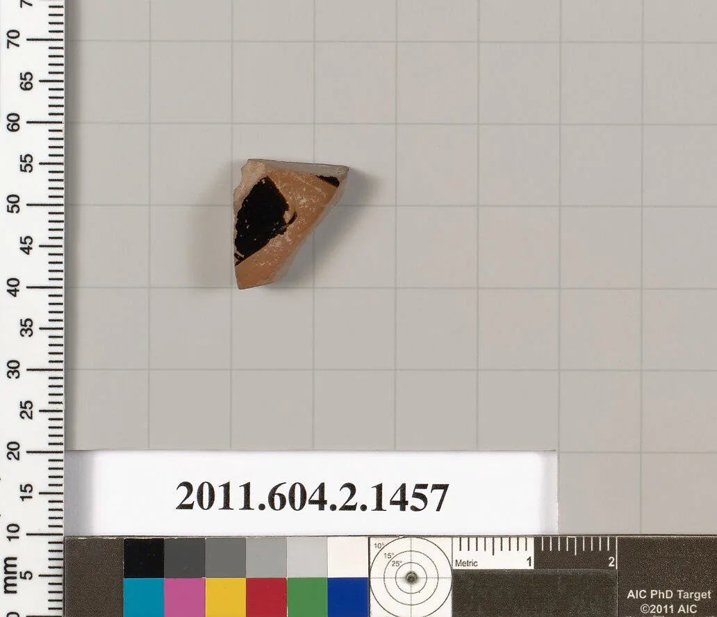 Terracotta fragment of a skyphos (deep drinking cup) — Unknown