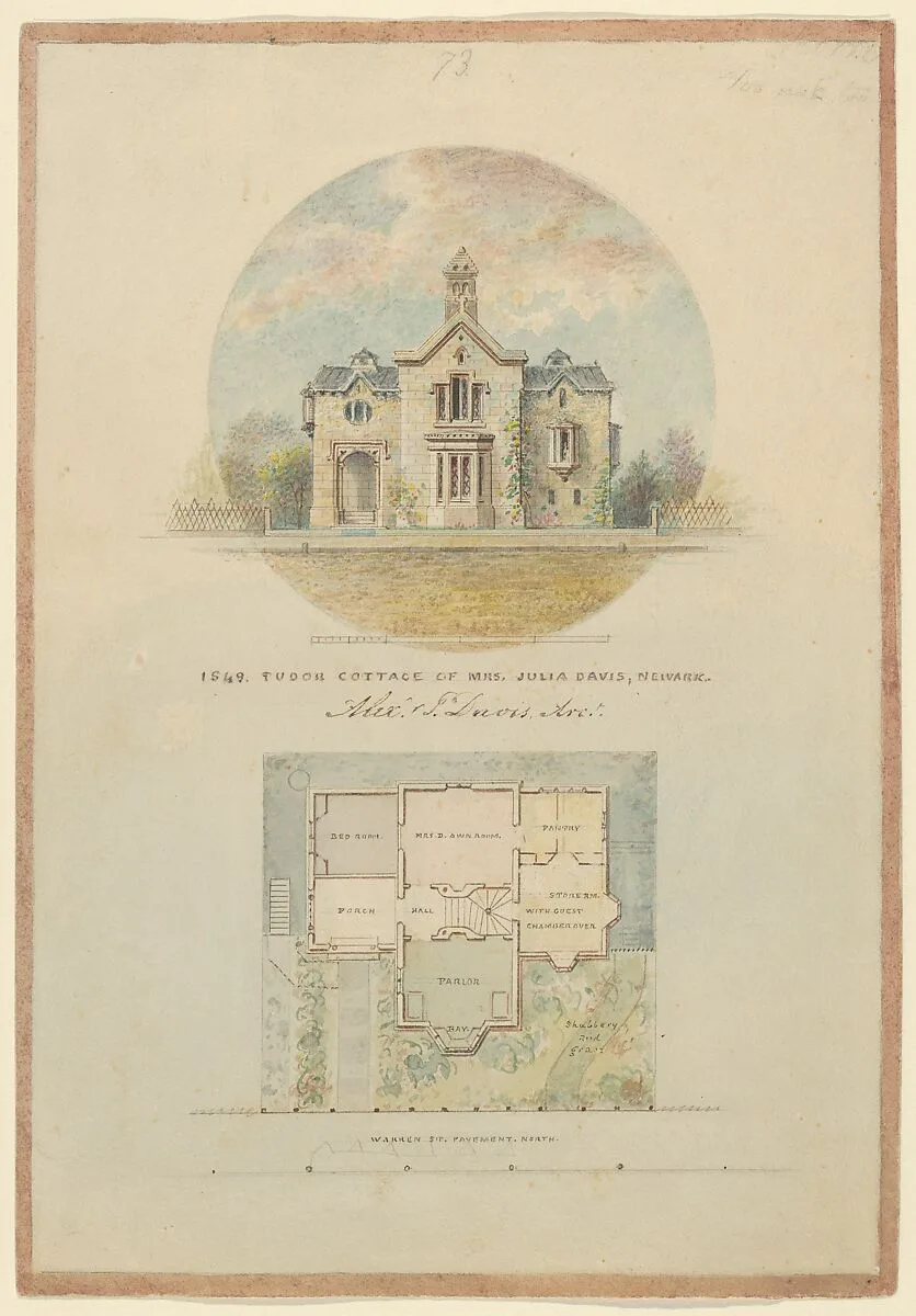 Kirri Cottage for Julia Jackson Davis — Alexander Jackson Davis