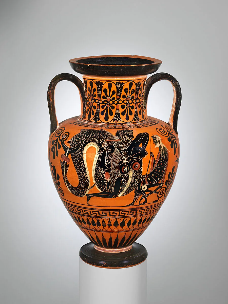 Terracotta neck-amphora (jar) — Medea Group