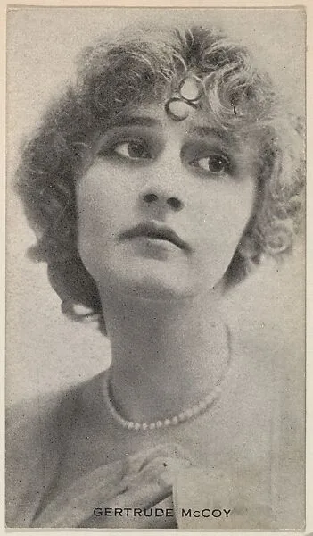 Gertrude McCoy, from the Black and White Movie Stars series (D1), issued by the E. H. Koester Baking Company — E. H. Koester Baking Company, Baltimore