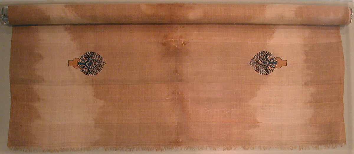 Large Cover with Four Trees of Life Inhabited by Rabbits and Birds — Unknown