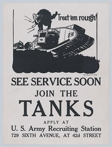 Treat 'em rough! — Sgt. Henry E. Clark