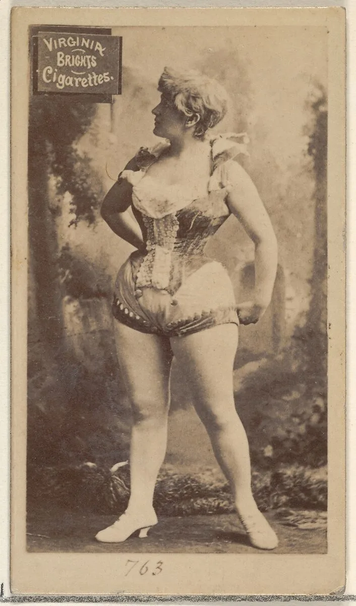 Card 763, from the Actors and Actresses series (N45, Type 2) for Virginia Brights Cigarettes — Allen & Ginter