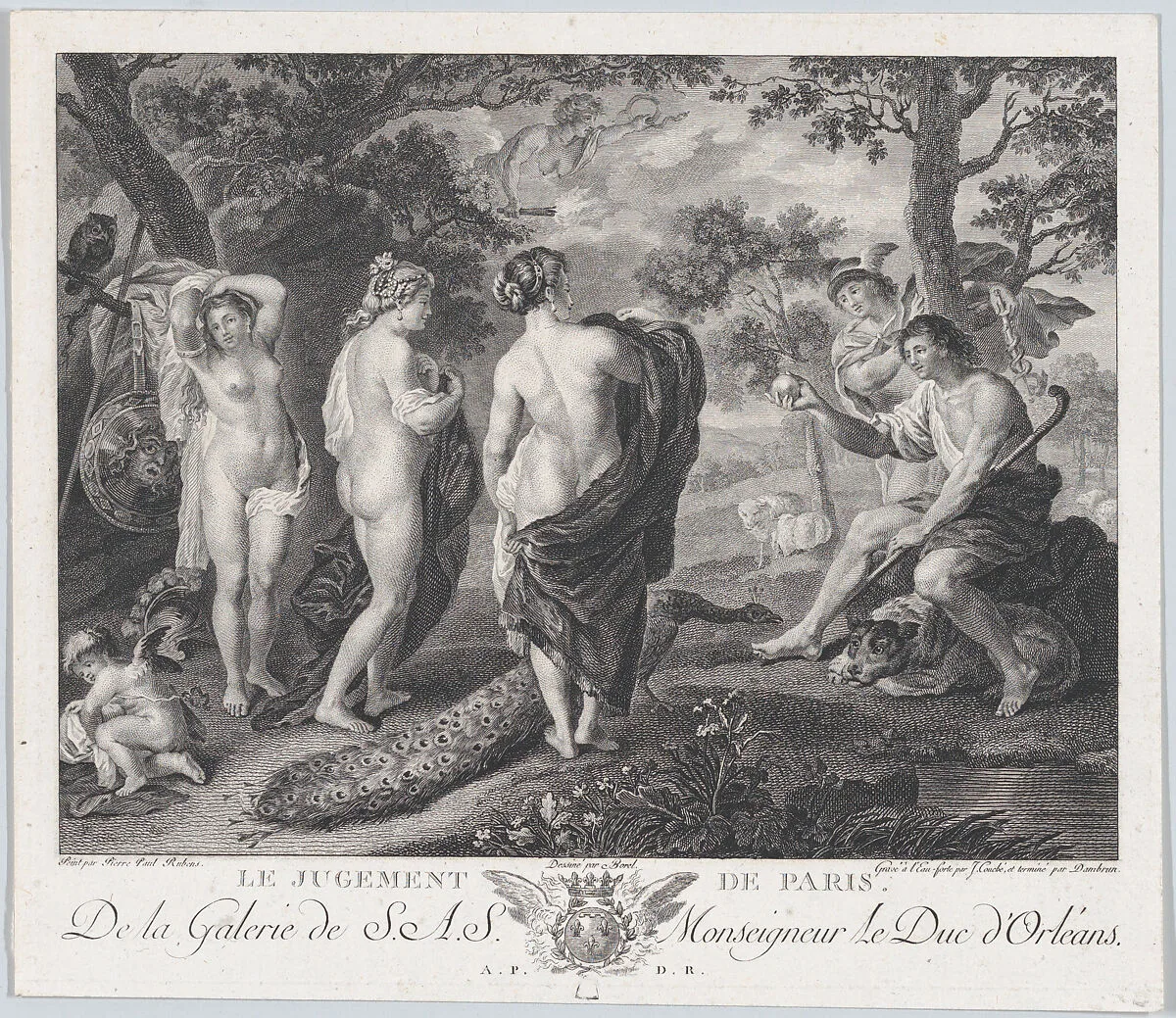 The Judgment of Paris — Antoine Borel|Peter Paul Rubens|Jean Dambrun|Jacques Couché