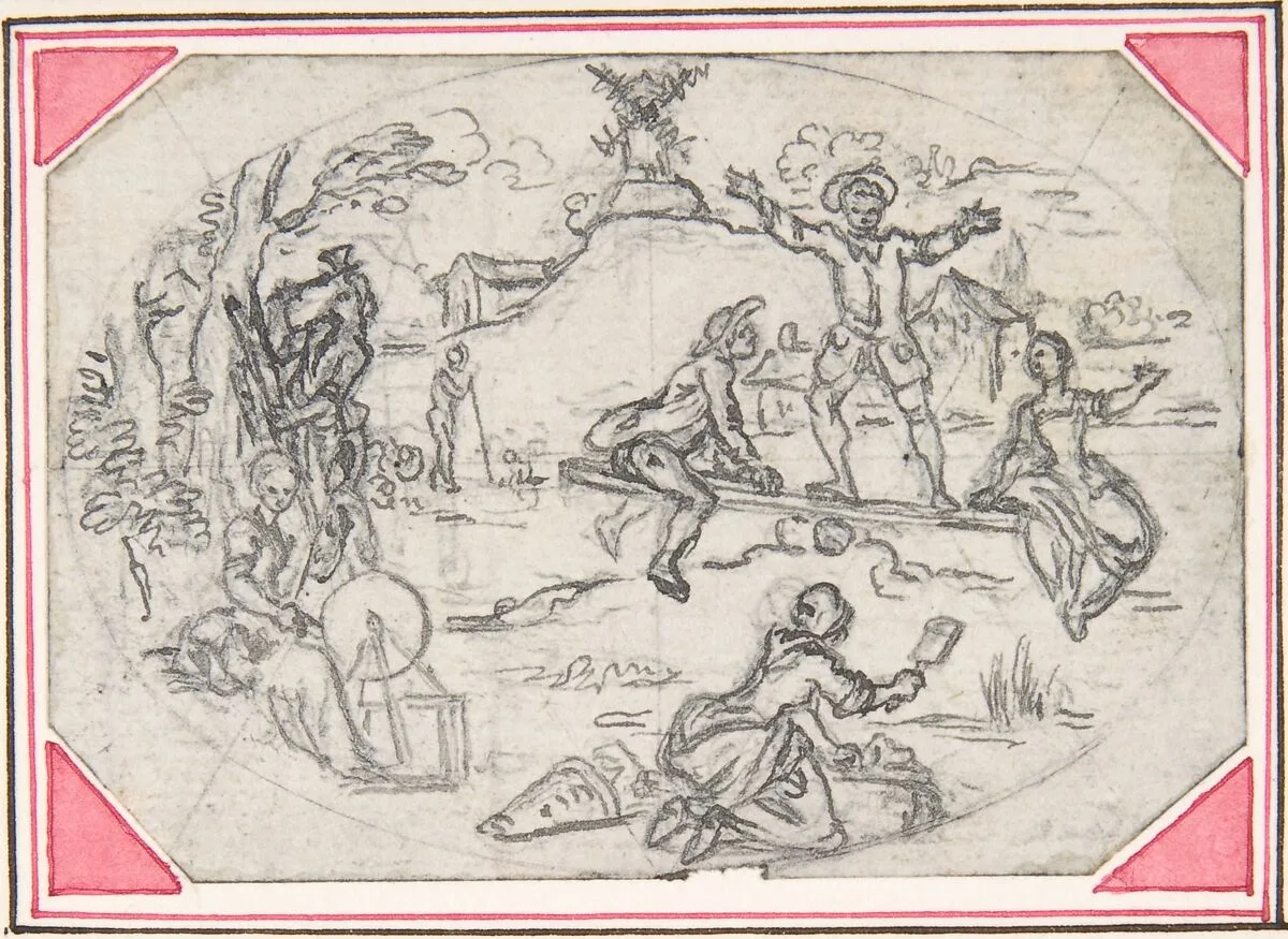 Design for a Box-Lid — Hubert François Gravelot
