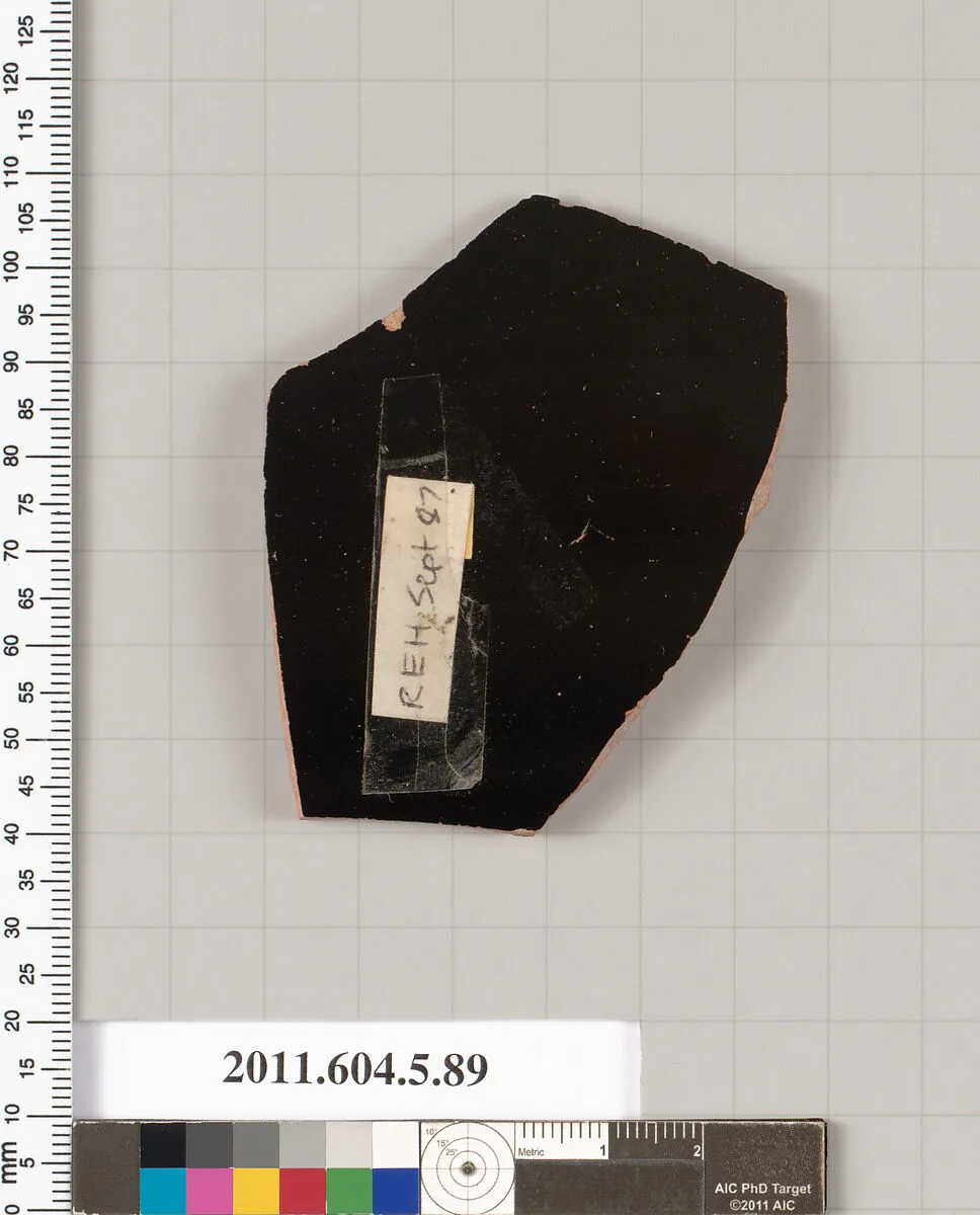 Terracotta fragment of a kylix (drinking cup) — Unknown
